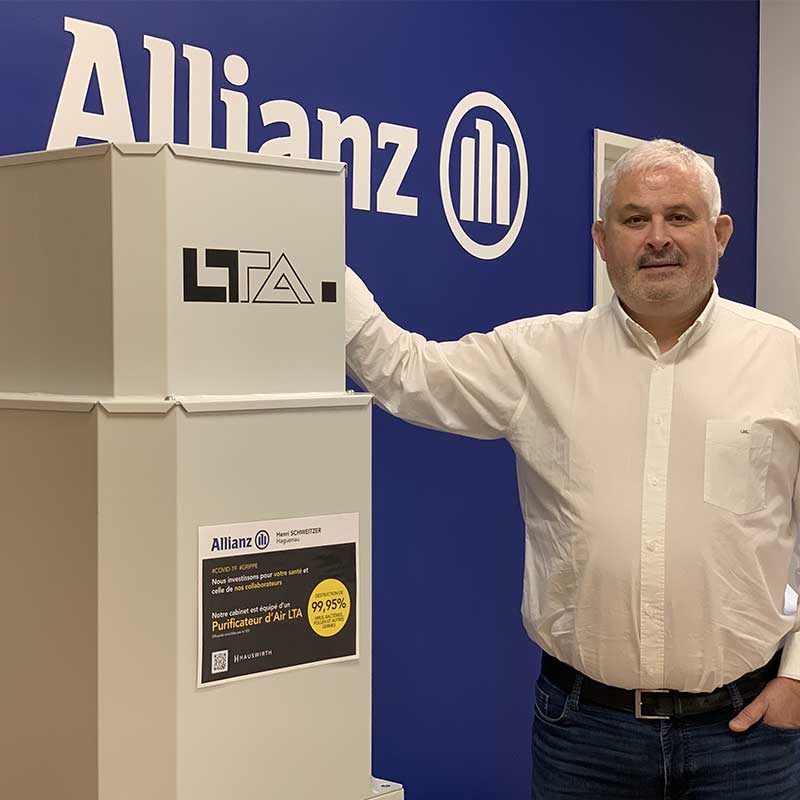 Purificateur d’air LTA VC60 | Filtration HEPA pour open space, atelier et cabinet