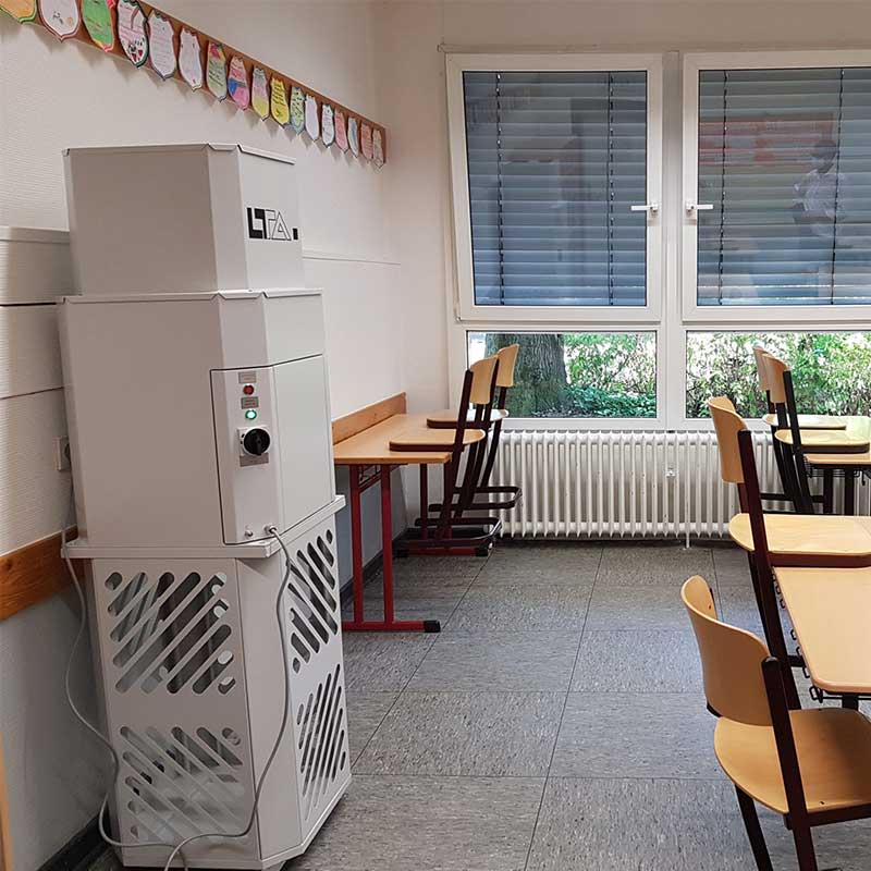 Purificateur d’air LTA VC60 | Filtration HEPA pour open space, atelier et cabinet